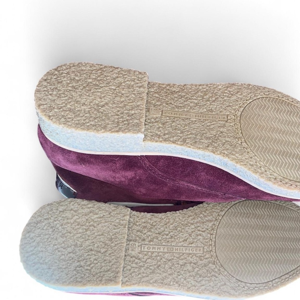 Tommy Hilfiger Purple Suede Shoes - Picture 4 of 7